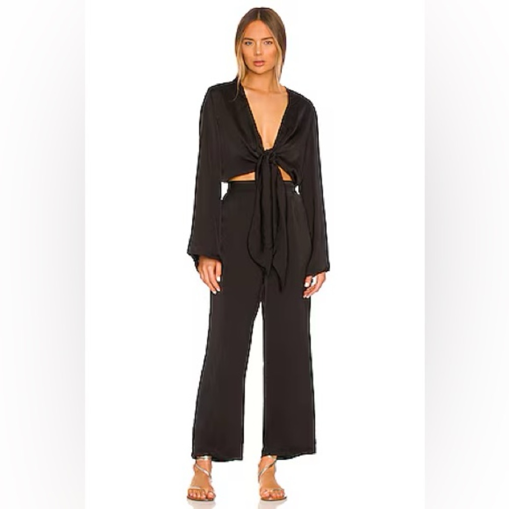 SNDYS x REVOLVE PLUTO JUMPSUIT BLACK